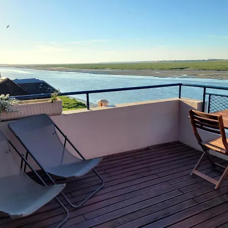 Ferienwohnung Vue Et Terrasse Panoramique Sur La Baie De Somme Saint-Valéry-sur-Somme Exterior foto